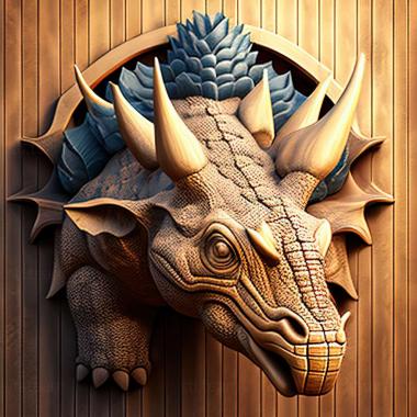 3D модель Mosaiceratops (STL)